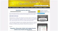 Desktop Screenshot of mercadosyburbujas.com